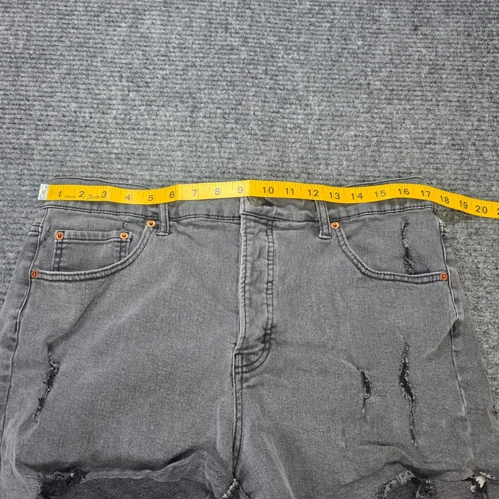 Jessica Simpson Infinite High Waist Distressed‎ Shorts Women's Size 16W Gray
